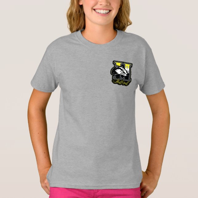 HARRY POTTER™ | HUFFLEPUFF™ Athletic Badge T Shirt (Framsida)