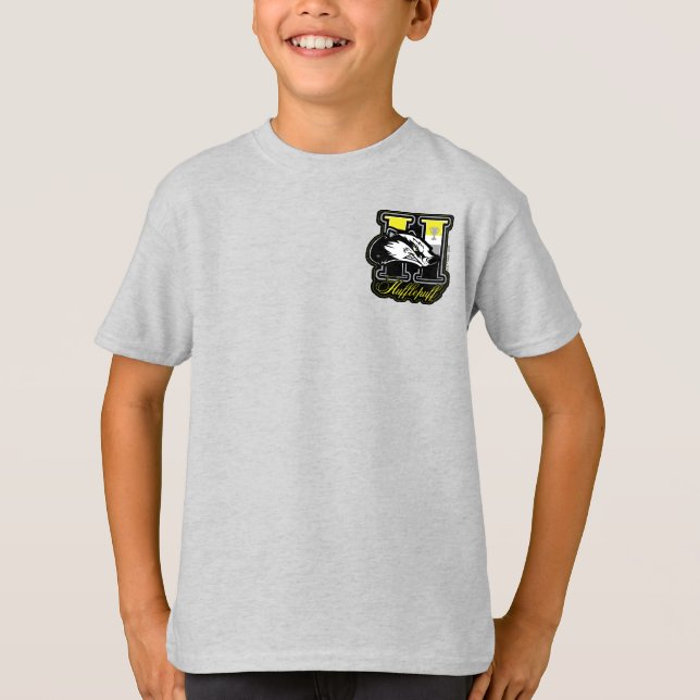HARRY POTTER™ | HUFFLEPUFF™ Athletic Badge T Shirt (Framsida)