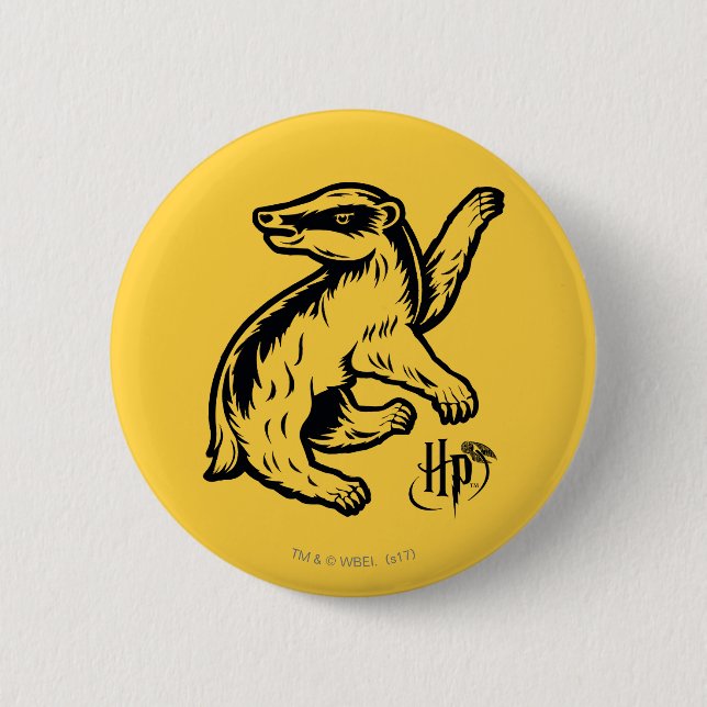 Harry Potter | Hufflepuff Badger Icon Knapp (Framsida)