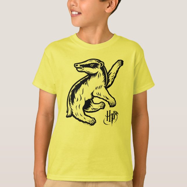 Harry Potter | Hufflepuff Badger Icon Tee (Framsida)