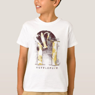 Harry Potter HUFFLEPUFF™ Badger Vattenfärg T Shirt