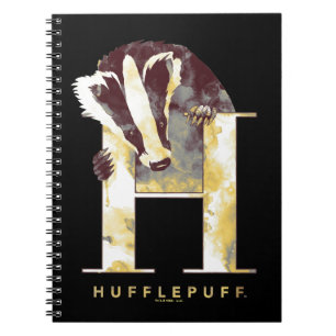 Harry Potter HUFFLEPUFF™ Badger Watercolor Anteckningsbok