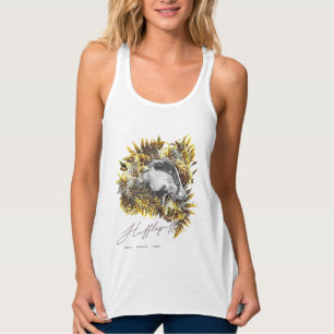 HARRY POTTER™ HUFFLEPUFF™ Blommig grafik Linne Med Racerback