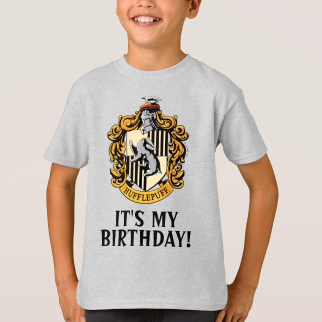 Harry Potter | Hufflepuff - Det är min födelsedag T Shirt (Framsida)