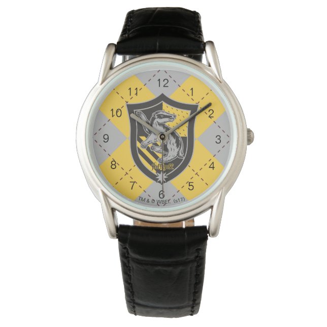 Harry Potter | Hufflepuff House Pride Vapensköld Armbandsur (Framsida)