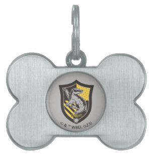 Harry Potter Hufflepuff House Pride Vapensköld ID-bricka Husdjur