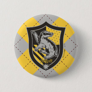 Harry Potter   Hufflepuff House Pride Vapensköld Knapp