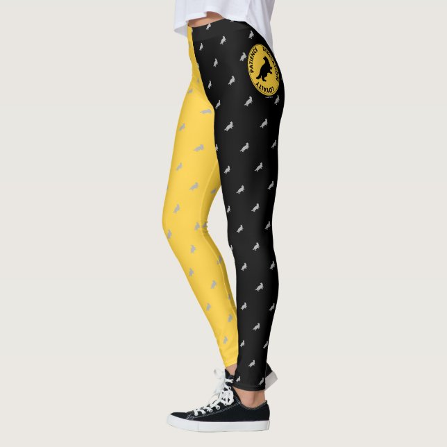Harry Potter | HUFFLEPUFF™ House Traits Graphic Leggings (Vänster)