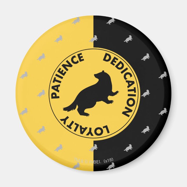 Harry Potter | HUFFLEPUFF™ House Traits Graphic Magnet (Framsidan)