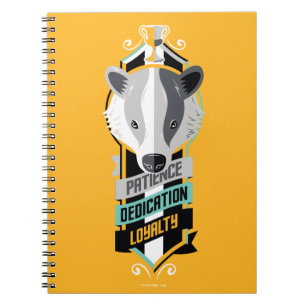 Harry Potter HUFFLEPUFF™ House Traits Sigil Anteckningsbok