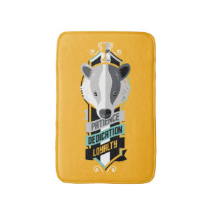 Harry Potter HUFFLEPUFF™ House Traits Sigil Badrumsmatta