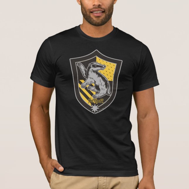 Harry Potter | Hufflepuff Hus Stolt Vapen T-shirt (Framsida)