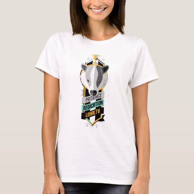 Harry Potter | HUFFLEPUFF™ husdrag Sigil Tee (Framsida)