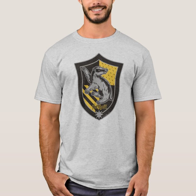 Harry Potter | Hufflepuff Husets stolthet vapenskö T Shirt (Framsida)