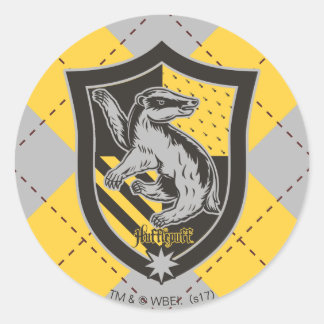 Harry Potter | Hufflepuff husets stolthetsvapen Runt Klistermärke