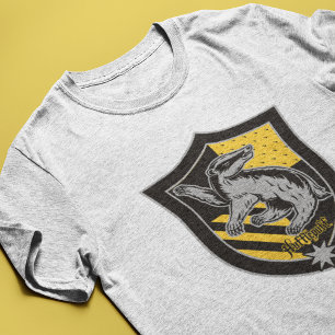 Harry Potter Hufflepuff husets stolthetsvapen Tee Shirt