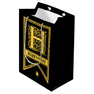 Harry Potter Hufflepuff Monogram Banner