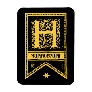 Harry Potter | Hufflepuff Monogram Banner Magnet