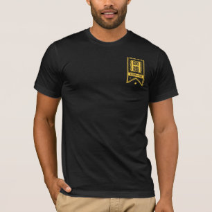 Harry Potter Hufflepuff Monogram Banner T-shirt