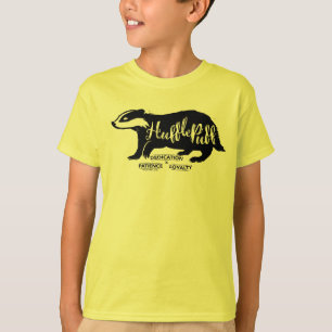 Harry Potter HUFFLEPUFF™ Silhouette Typografi T Shirt