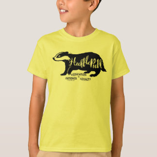 Harry Potter | HUFFLEPUFF™ Silhouette Typografi T Shirt