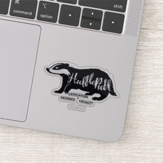Harry Potter | HUFFLEPUFF™ Silhouettetypografi Klistermärken