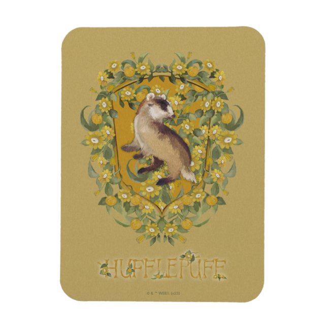 HARRY POTTER™ | HUFFLEPUFF™-vapen Magnet (Vertikal)