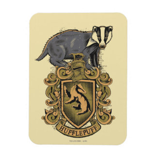 Harry Potter | Hufflepuff-vapen med grävling Magnet