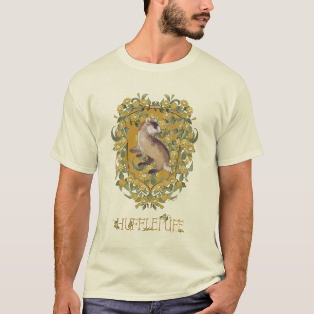 HARRY POTTER™ | HUFFLEPUFF™ Vapen T Shirt (Framsida)