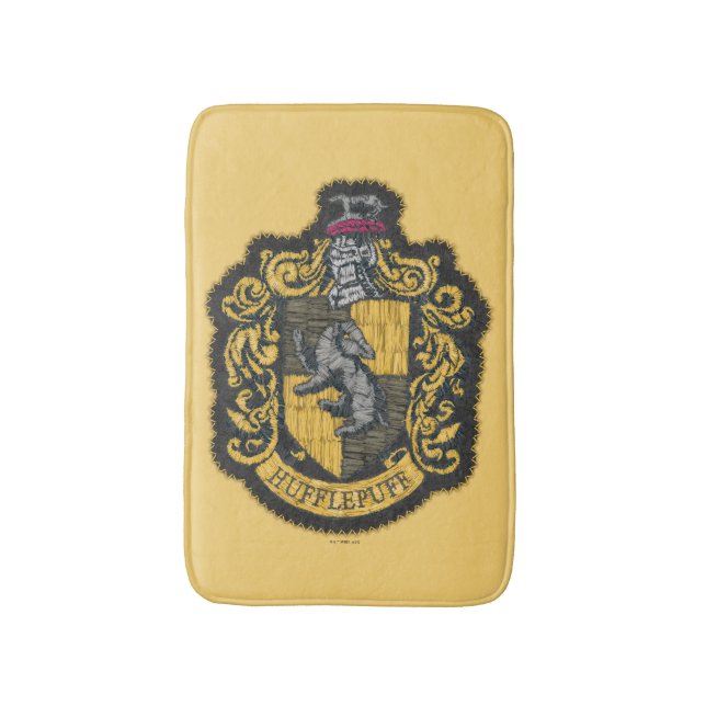 Harry Potter | Hufflepuff Vapenmärke Patch Badrumsmatta (Framsidan (Vertikal))