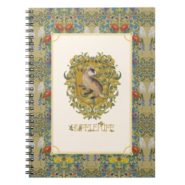 HARRY POTTER™ | HUFFLEPUFF™-Vapensköld Anteckningsbok (Framsidan)