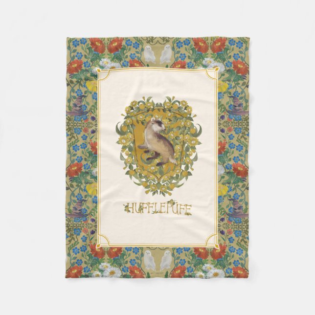 HARRY POTTER™ | HUFFLEPUFF™-Vapensköld Fleecefilt (Framsidan)