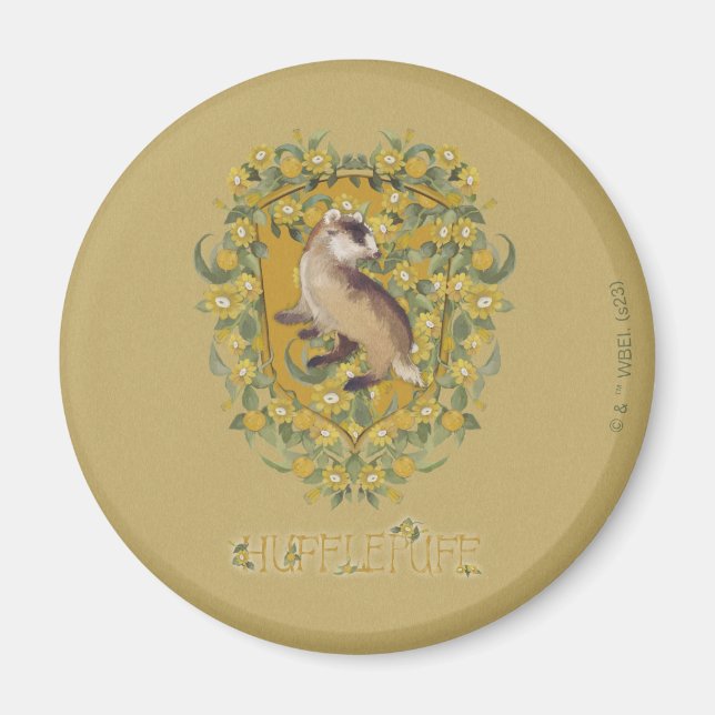 HARRY POTTER™ | HUFFLEPUFF™-Vapensköld Magnet (Framsidan)