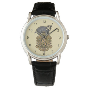 Harry Potter Hufflepuff-Vapensköld med Badger Armbandsur