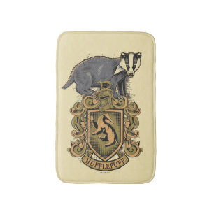 Harry Potter   Hufflepuff-Vapensköld med Badger Badrumsmatta