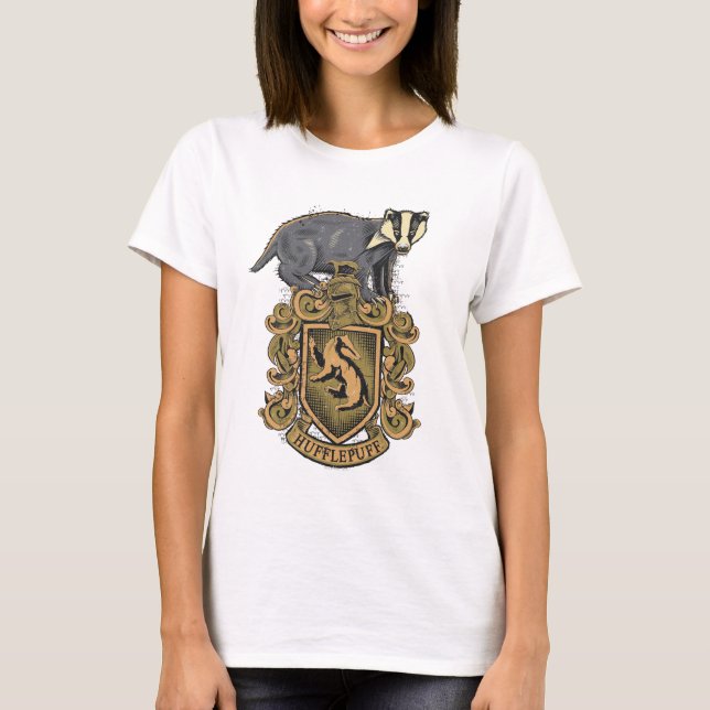 Harry Potter | Hufflepuff vapensköld med Tee Shirt (Framsida)