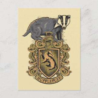 Harry Potter | Hufflepuff vapensköld med Vykort