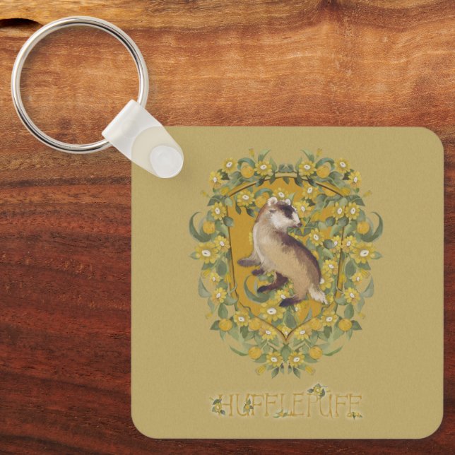 HARRY POTTER™ | HUFFLEPUFF™-Vapensköld Nyckelring (Framsida)