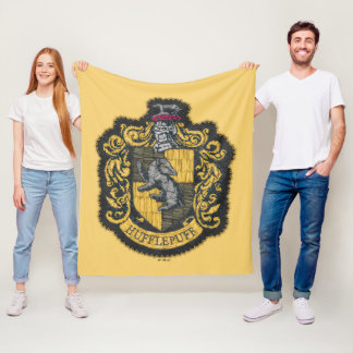 Harry Potter | Hufflepuff Vapensköld Patch Fleecefilt