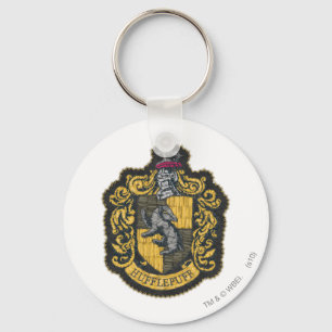 Harry Potter   Hufflepuff Vapensköld Patch Nyckelring
