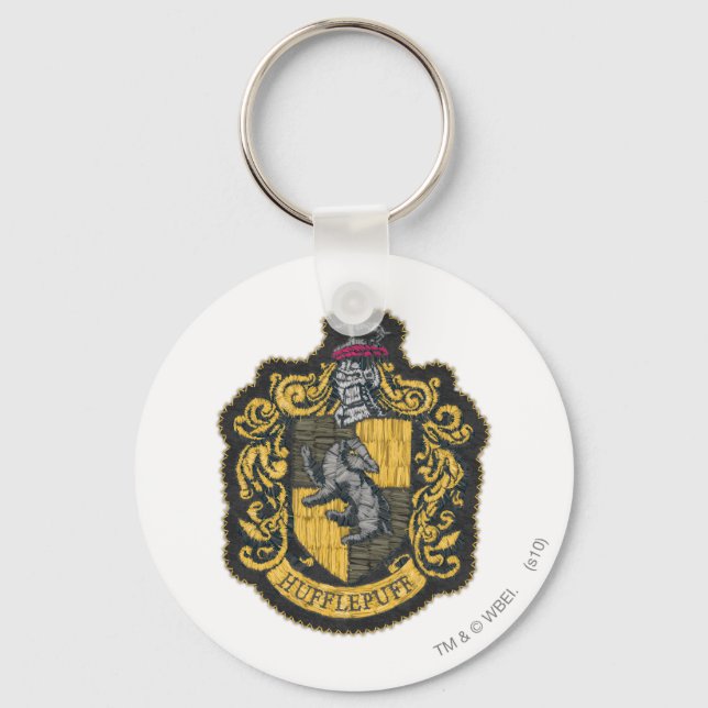 Harry Potter | Hufflepuff Vapensköld Patch Nyckelring (Framsida)