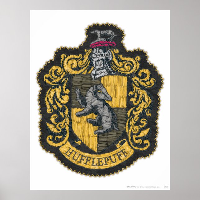 Harry Potter | Hufflepuff Vapensköld Patch Poster (Framsidan)