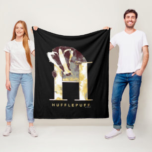 Harry Potter HUFFLEPUFF™ Vattenfärg Badger Fleecefilt