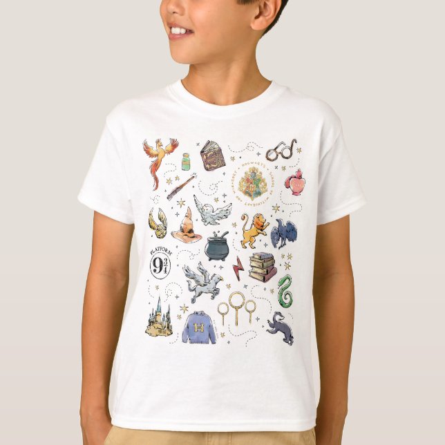 HARRY POTTER™-ikoner T Shirt (Framsida)