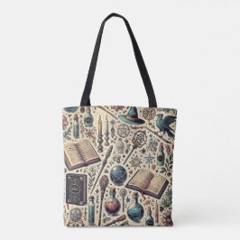 Harry Potter inspirerade till magi tote bag Tygkasse