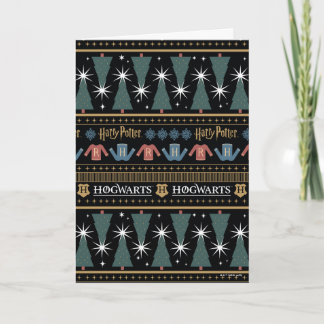 HARRY POTTER™ Julstickningsmönster Kort