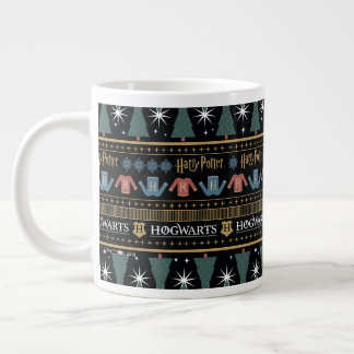 HARRY POTTER™ Julsvärmstickat Mönster Jumbo Mugg