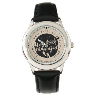 Harry Potter | Karta över Marauders magiska typogr Armbandsur
