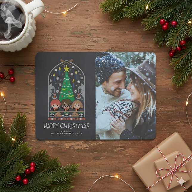 HARRY POTTER™ Korsstygn Jul Inbjudningar (Skapare uppladdad)