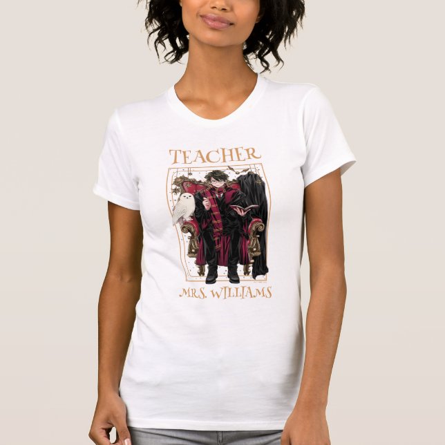 HARRY POTTER™ Lärare | Anime HARRY POTTER™ sittand T Shirt (Framsida)